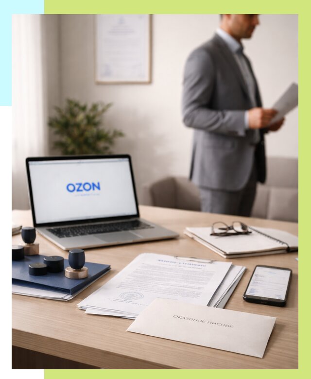 Отказное письмо для Ozon в Артёме от 3628 р. | Сертэкс